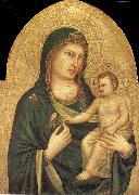 Giotto, Madonna and child; unknow artist